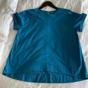 Eileen Fisher stretch cotton top